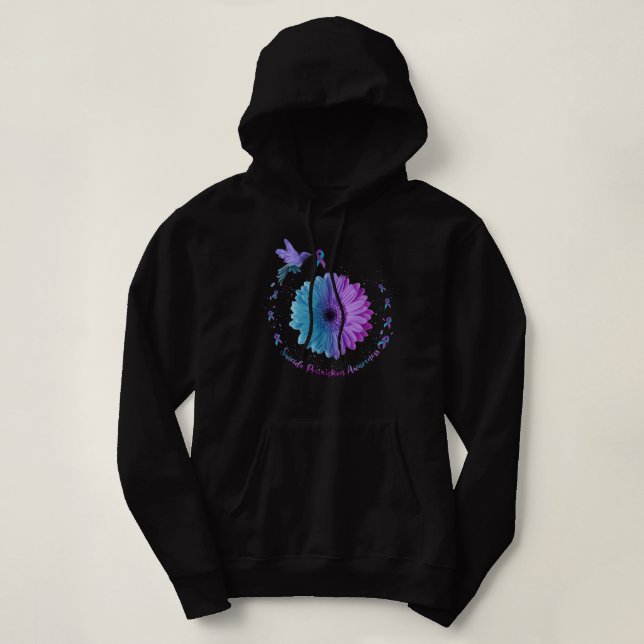 Pull À Capuche Sensibilisation à la prévention des suicides de To (Design devant)