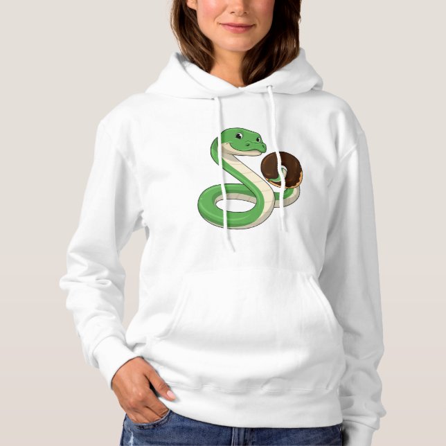 Pull À Capuche Serpent avec beigne (Devant)