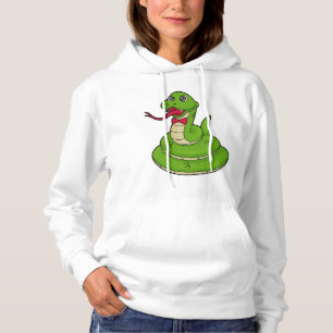 Pull À Capuche Serpent avec cravate de cabot