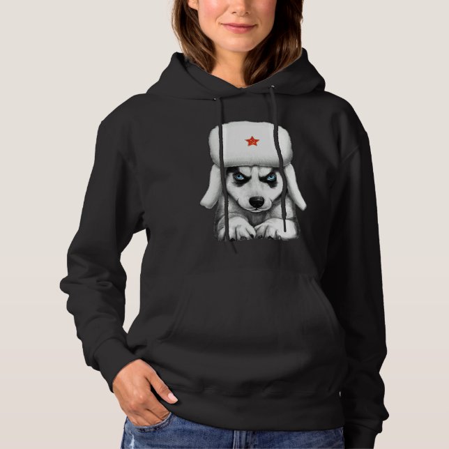 Pull À Capuche Sibérie Husky 33 (Devant)