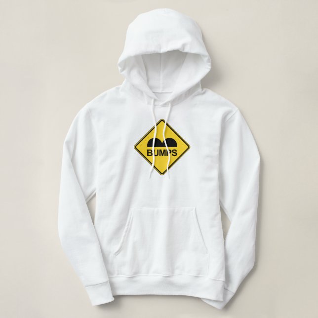Pull À Capuche Signal de trafic drôle de vitesse de prudence (Design devant)