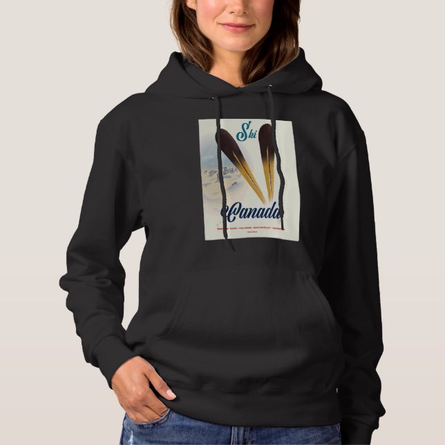 Pull À Capuche Ski Canada (Devant)