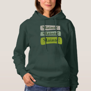 Pull À Capuche Slainte Irlande Bonne santé St. Patrick's Day Gree