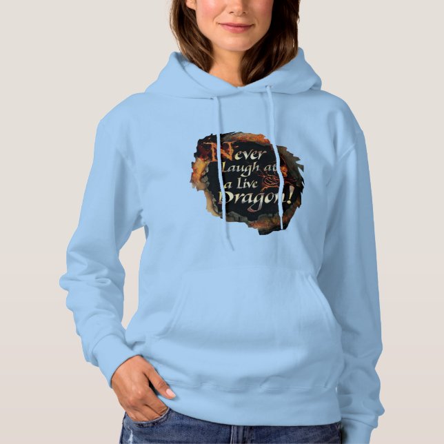 Pull À Capuche SMAUG™ - Graphique de logo pour ne jamais rire (Devant)