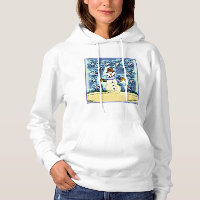 Pull À Capuche Snowie Snowman (Devant)