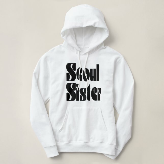 Pull À Capuche Soeur Séoul (Design devant)