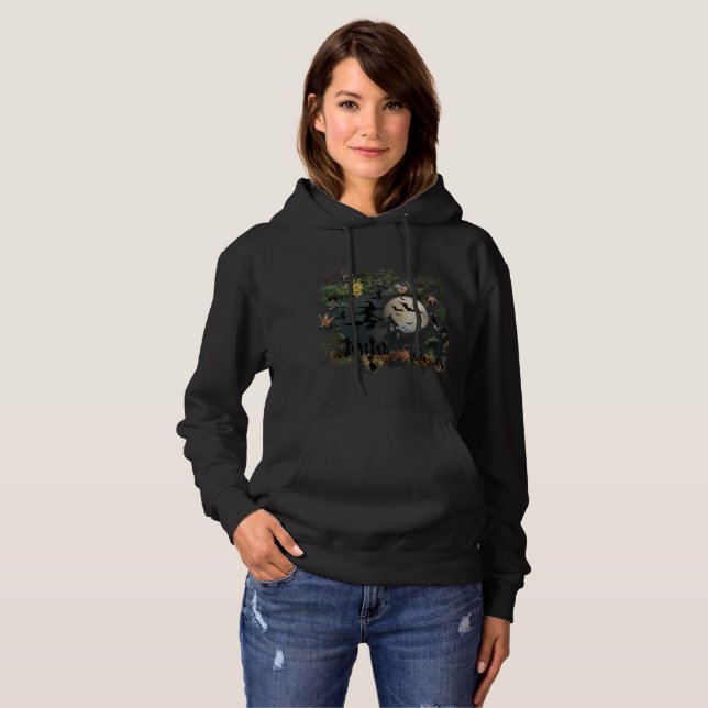 Pull À Capuche Soirée sorcière (Devant entier)