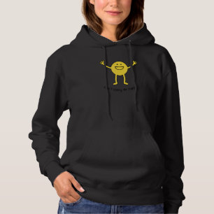 Pull À Capuche Soyez Heureux Sourire Visage Mignon Sourire Motiva