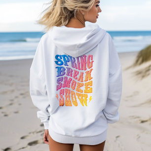 Pull À Capuche Spring Break Smoak Show Western Style Rainbow