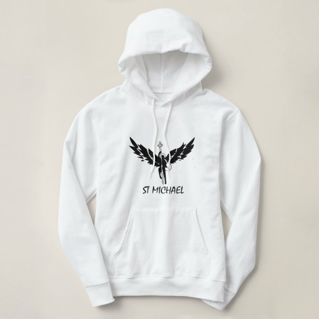 PULL À CAPUCHE ST MICHAEL (Design devant)