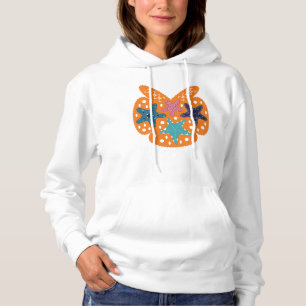 Pull À Capuche Starfish coloré avec arrière - plan de couleur ora