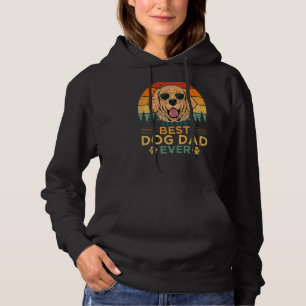 Pull À Capuche Style rétro des hommes Best Chien Papa Jamais Fête