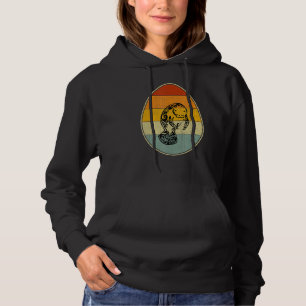 Pull À Capuche Style rétro Oeuf de Pâques Graphique Manate de Pâq