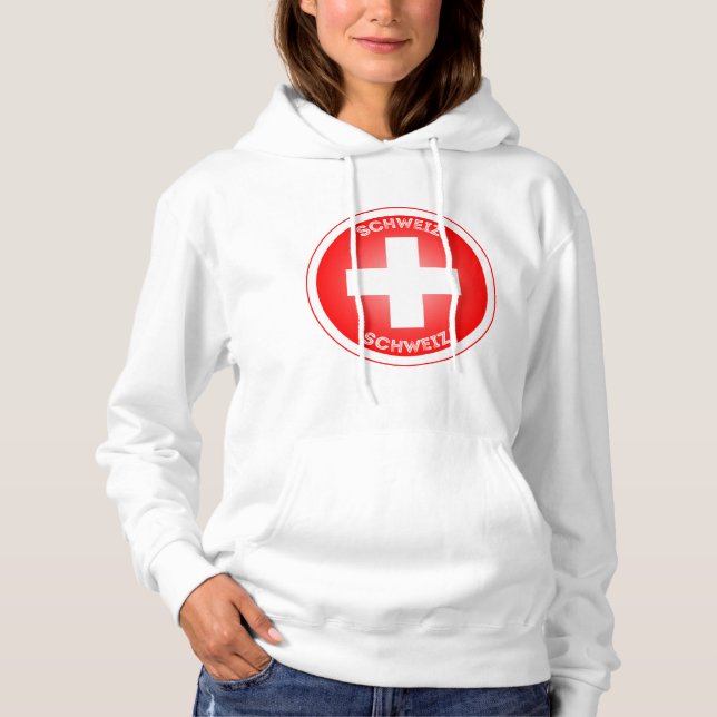 Pull À Capuche Suisse Cross Schweiz (Devant)