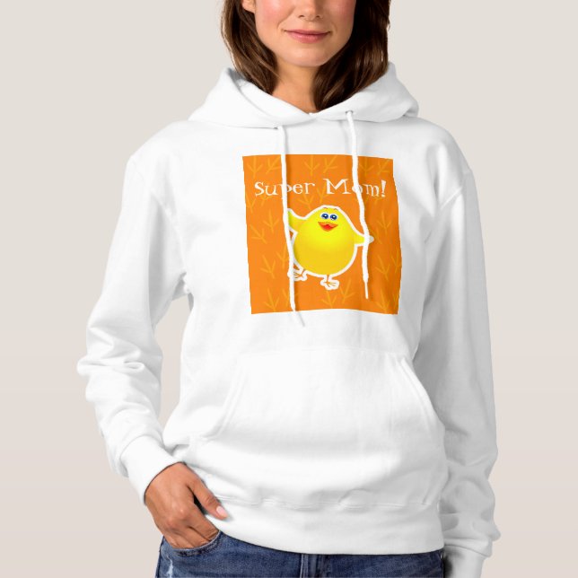 Pull À Capuche Super Maman ! (Devant)