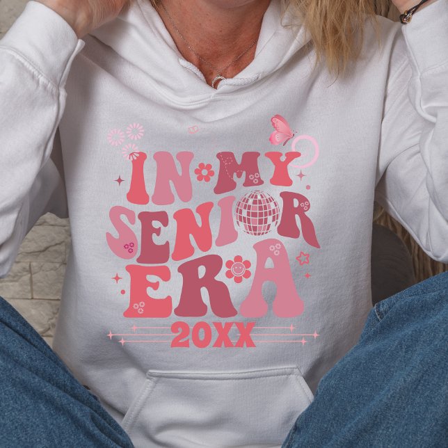 Pull À Capuche Super Retro High School Senior Epoque Nom Date (Créateur téléchargé)