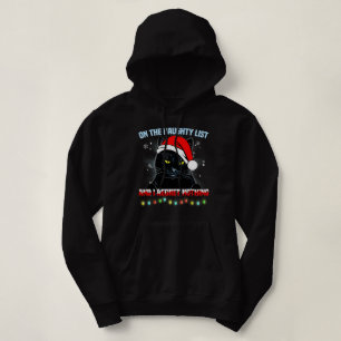 Pull À Capuche Sur la liste vilain et je ne regrette rien Chat No