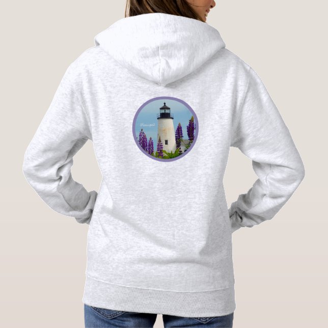 Pull À Capuche Surf de Pemaquifère WhiteCoastal Maine (Dos)