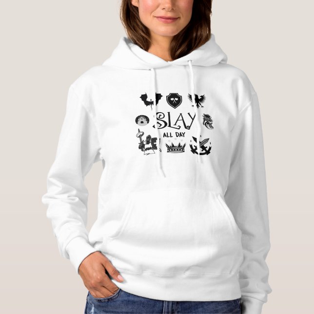Pull À Capuche sweatshirt à capuchon de base pour femmes "astucie (Devant)