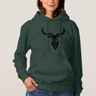 Pull À Capuche Sweatshirt à capuchon de cerfs de forêt profonde d