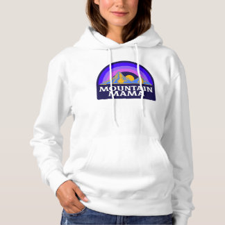 Pull À Capuche sweatshirt à capuchon "Mountain Mama" - Modèle vio