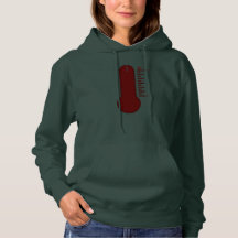 Sweatshirt à capuchon pour femmes Stress Thermomet