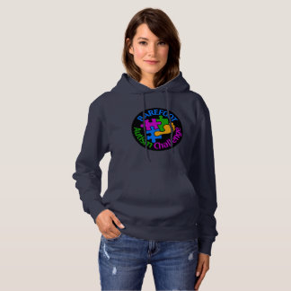 Pull À Capuche Sweatshirt aux pieds nus de défi de l'autisme des