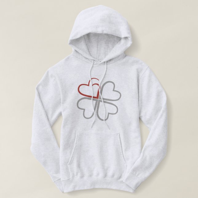 Pull À Capuche Sweatshirt capoté SCAD Alliance - gris clair (Design devant)