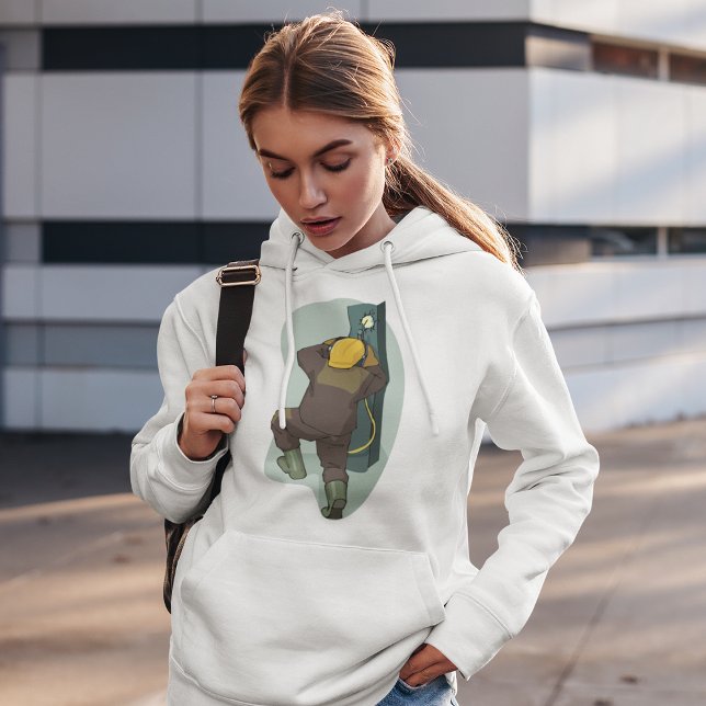 Pull À Capuche Sweatshirt D'un Soudeur Au Travail (Créateur téléchargé)