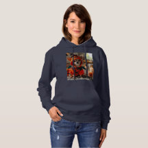 Sweatshirt femme avec imprimé Chihuahua dans une p