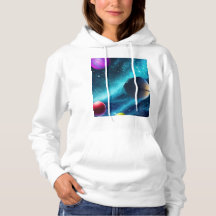 Sweatshirt graphique galactique multivers rétro co