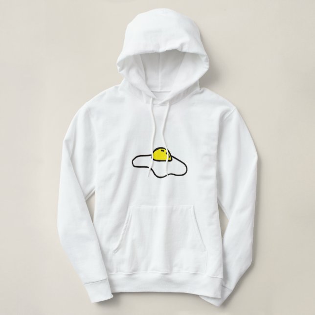 Pull À Capuche Sweatshirt mignon d'oeufs (Design devant)