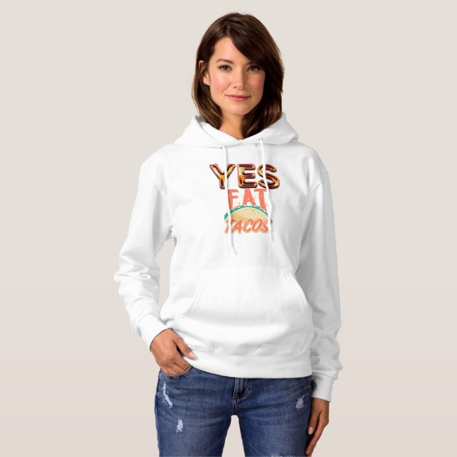 Pull À Capuche Sweatshirt T-Shirt Taco (Devant entier)