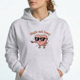 Pull À Capuche T-shirt à capuche drôle de vie de célibataire avec