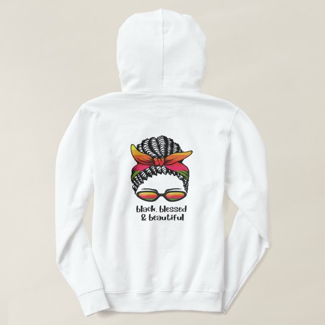 Pull À Capuche T-shirt d'amour (Design dos)