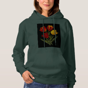 Pull À Capuche T-shirt fille Imaginaire floral