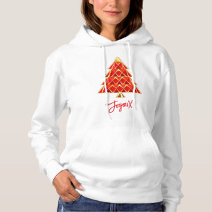 Pull À Capuche T-Shirt Rouge Joyoux Noel Noël
