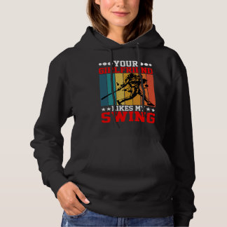 Pull À Capuche Ta Copine Aime Mon Swing ----