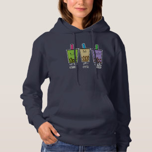 Pull À Capuche Tapioca de taro de lait de boissons de vert de thé