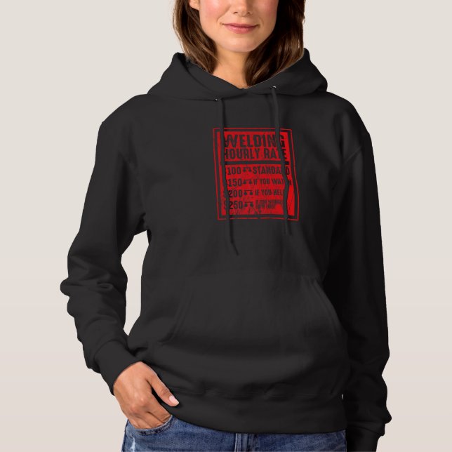 Pull À Capuche Taux horaire de soudage (Devant)