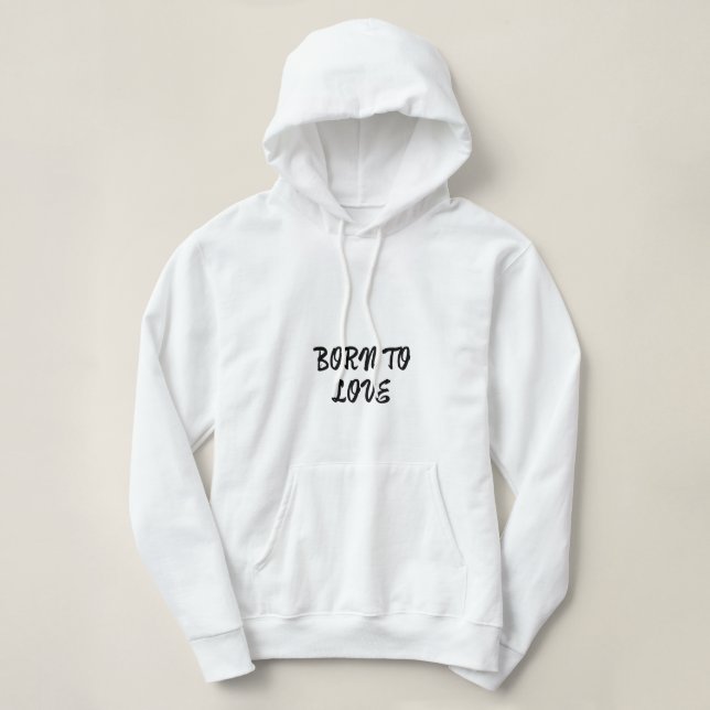 Pull À Capuche "Tee 'Amour à Né' sincère" (Design devant)