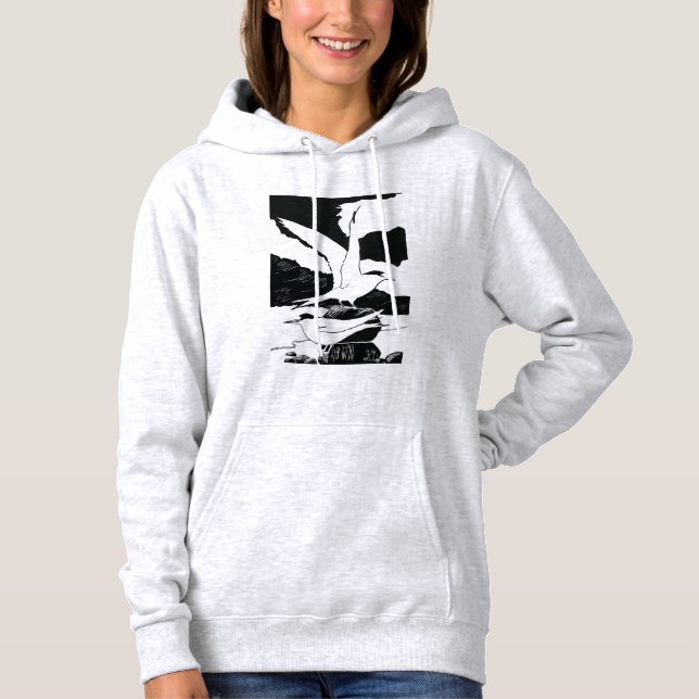 Pull À Capuche Terres sur un (Devant)