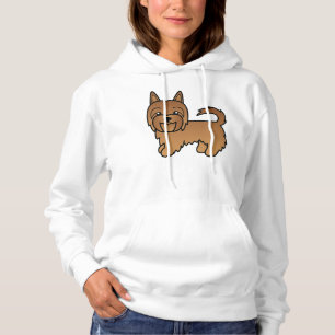 Pull À Capuche Tervier Australien Rouge Chien de Dessin Animé Mig