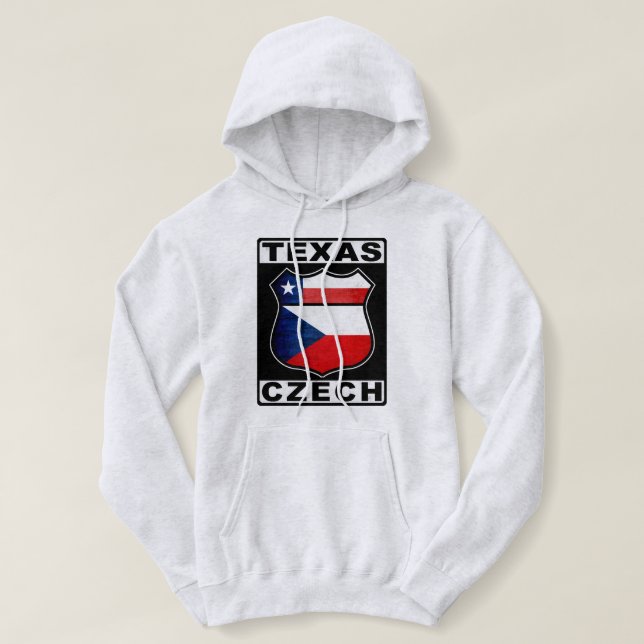 Pull À Capuche Texas Tchèque (Design devant)
