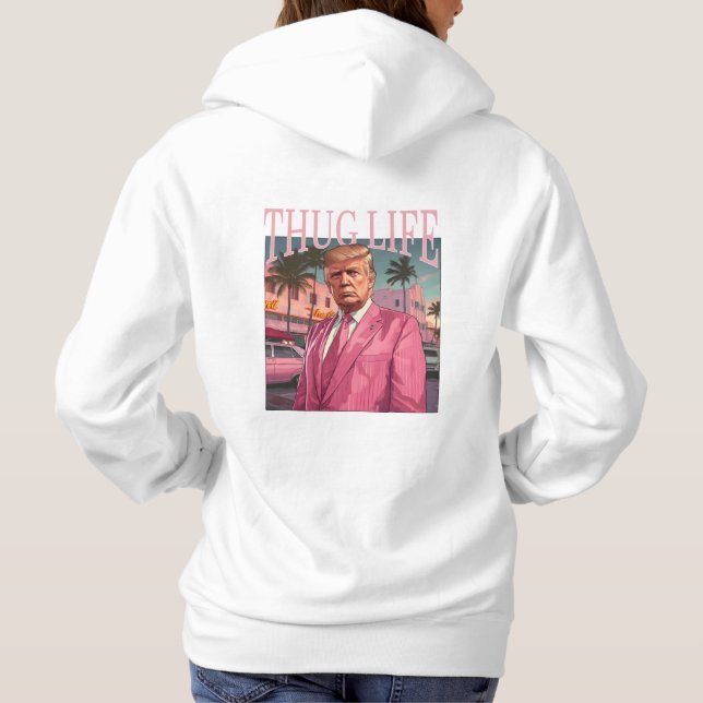 Pull À Capuche Thug Life personnalisée (Dos)