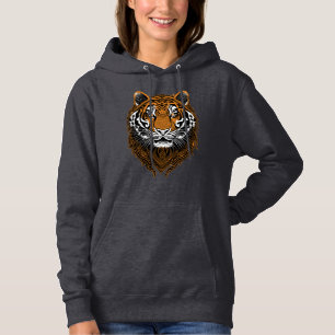Pull À Capuche Tigre détaillé