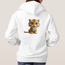 Tigre orange et blanc