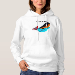Pull À Capuche Tonnerre de sirène bleue