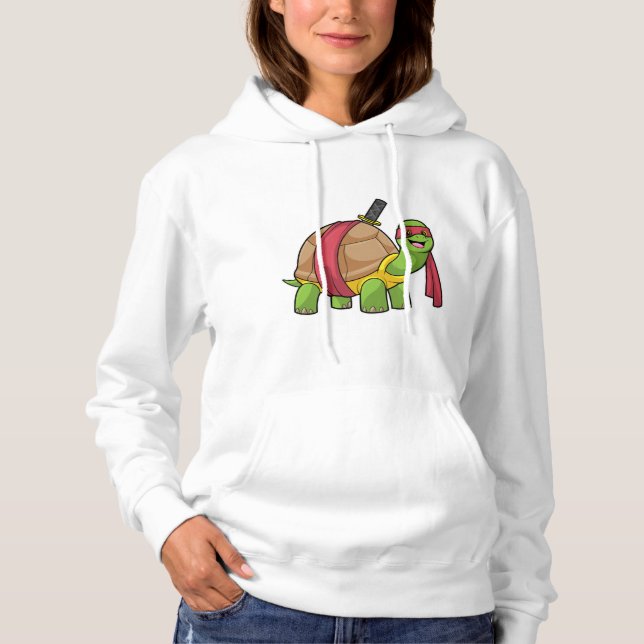 Pull À Capuche Tortue aux arts martiaux avec épée (Devant)