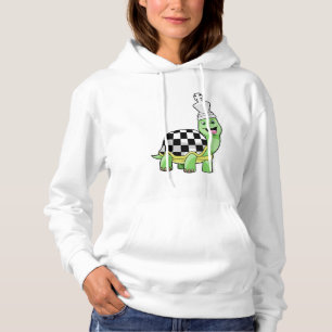 Pull À Capuche Tortue aux échecs avec jeu d'échecs & King